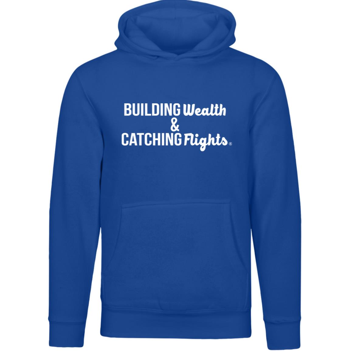 Building Wealth & Catching Flights  Unisex Premium Pullover Hooded Sweatshirt