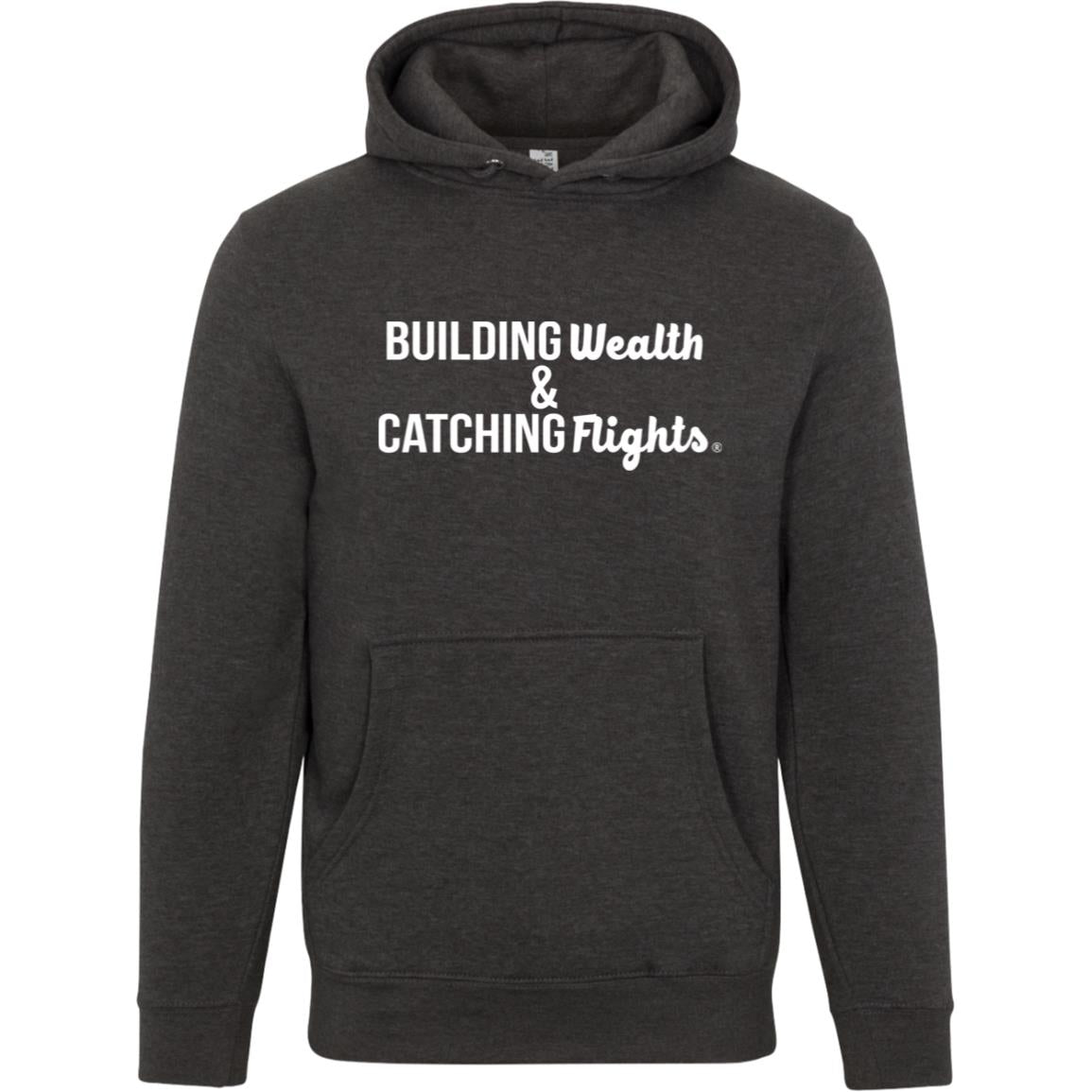 Building Wealth & Catching Flights  Unisex Premium Pullover Hooded Sweatshirt