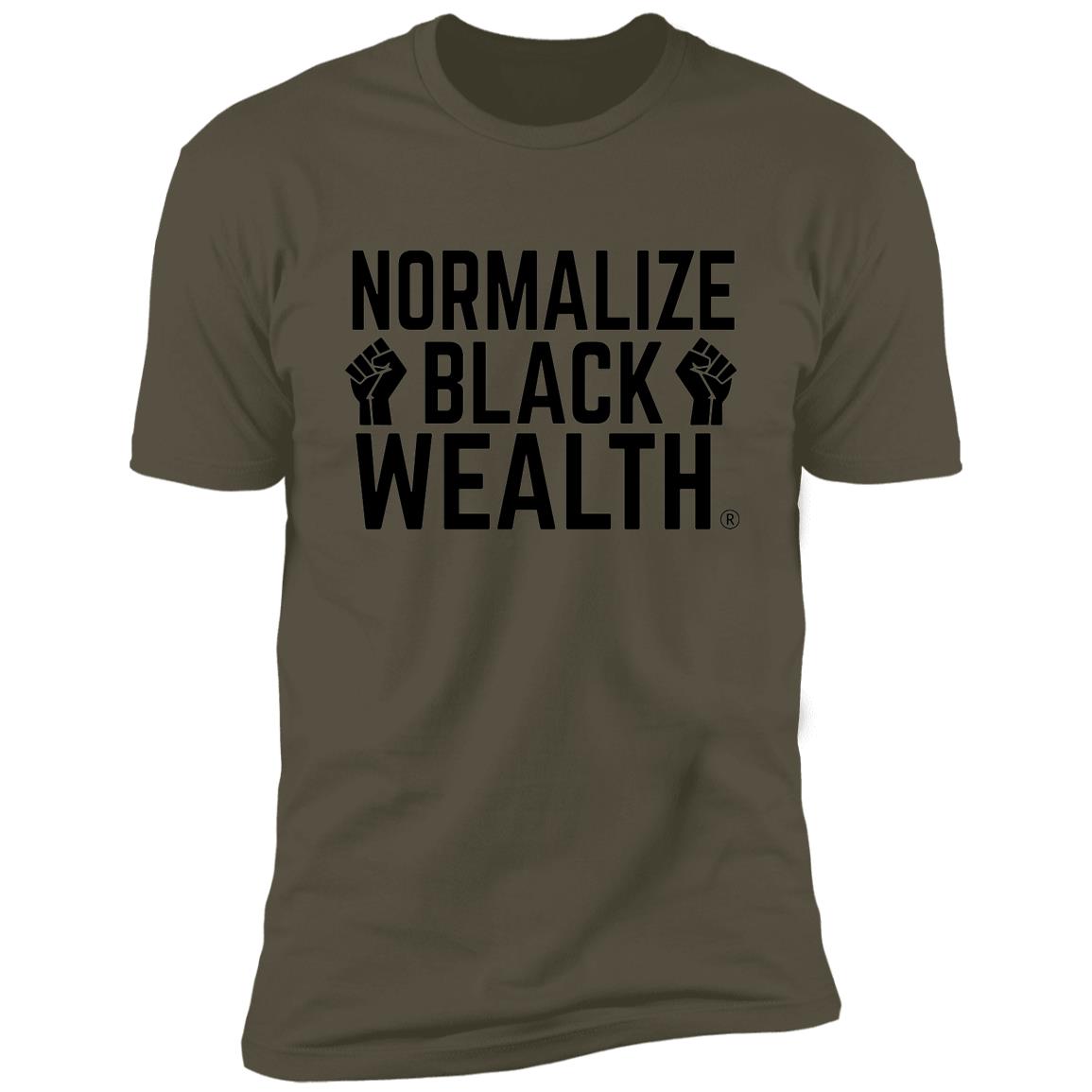 Normalize Black Wealth Premium Short Sleeve T-Shirt